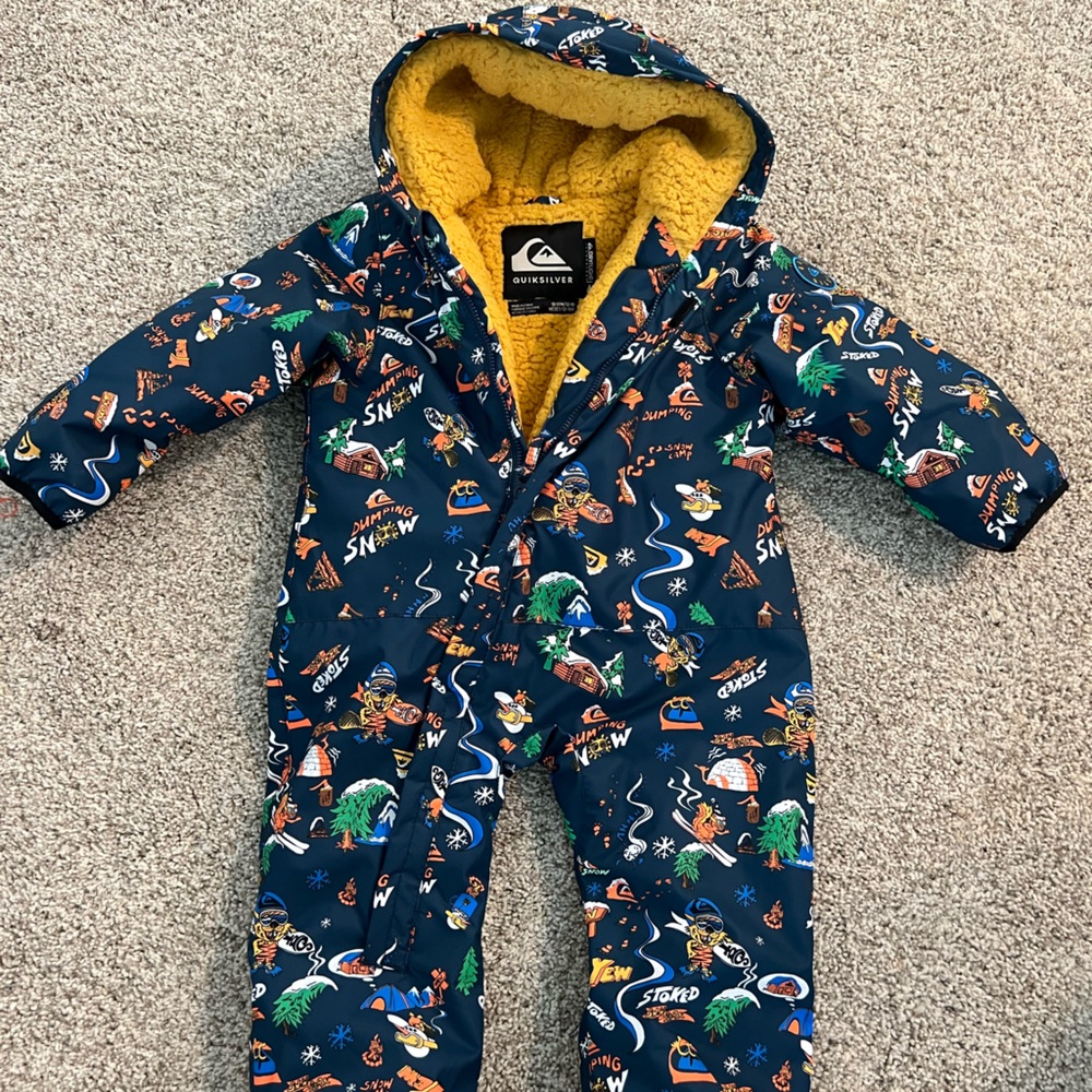 Snowsuit baby boy QUICKSILVER size 12-18 month